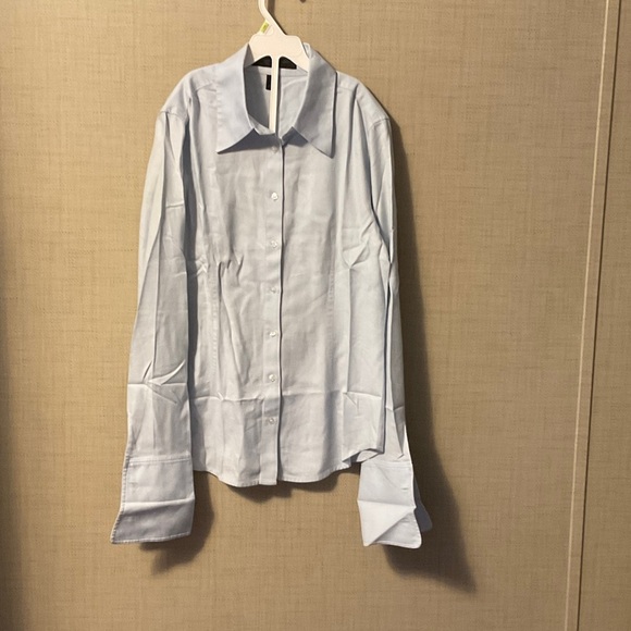 Express Kids Light Blue Button Down Shirt - Picture 1 of 5